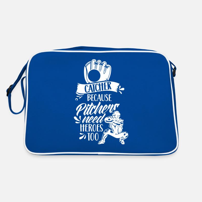 Catcher because pitcher heroes also need catchers Retro Bag