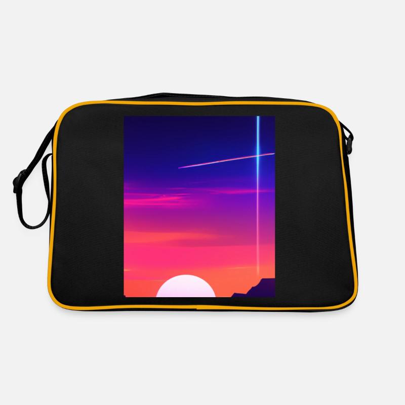 Vaporwave Sun Synthwave Sunset Retro Bag
