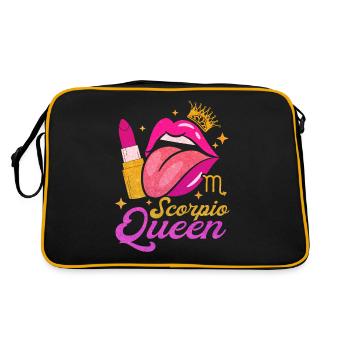 Horoscope Scorpio - Retro Bag - black/gold - Back