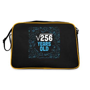 16th birthday - Retro Bag - black/gold - Back