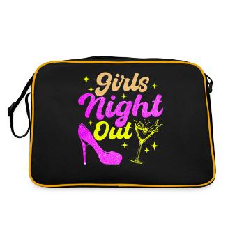 Soirée entre filles - Sac Retro - noir/or - Dos