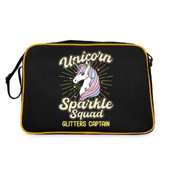 Capitaine de coupeur d’escouade Licorne Sparkle - Sac Retro - noir/or - Dos