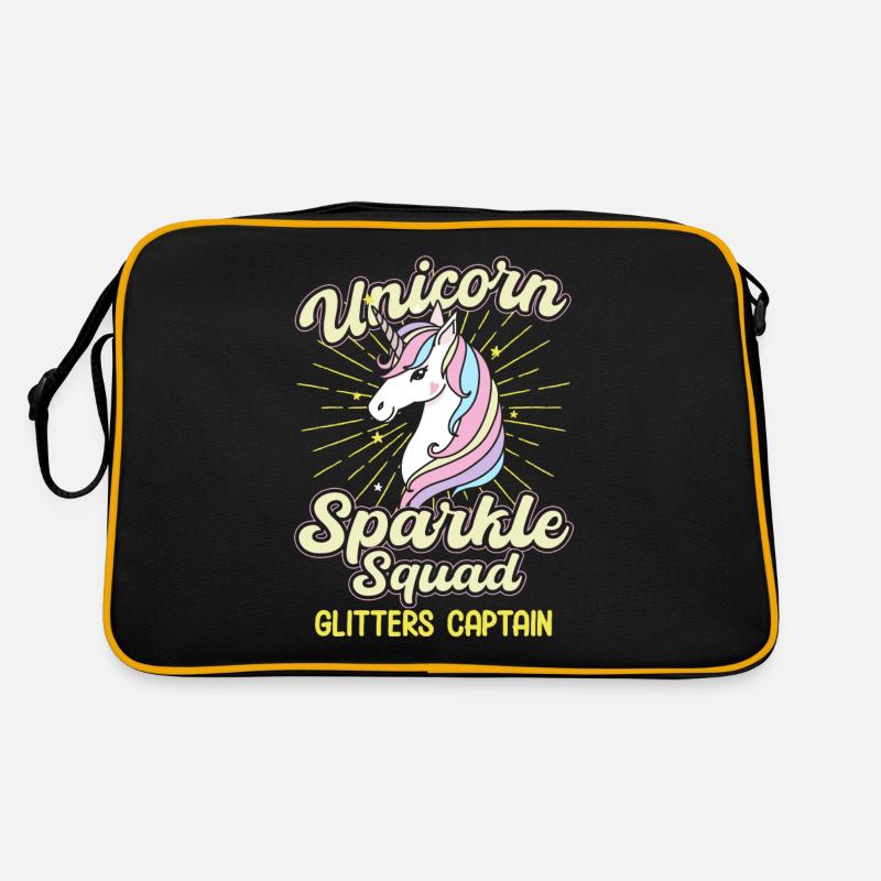 Unicorn Sparkle Squad Cutter Captain Retro Bag
