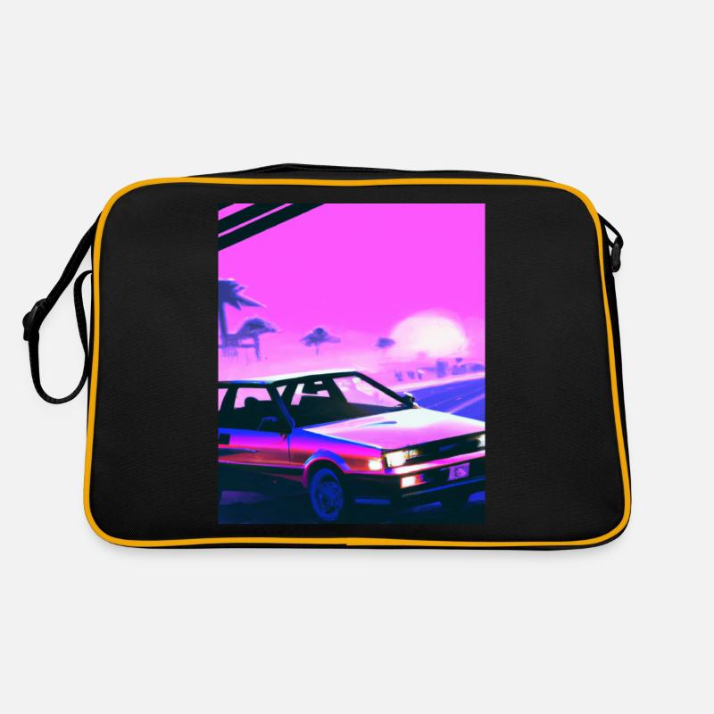 Vaporwave Esthétique Synthwave Car Sac Retro