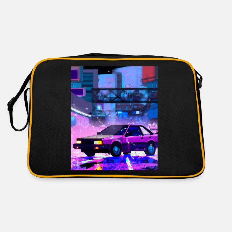 Vaporwave Esthétique Synthwave Car Sac Retro