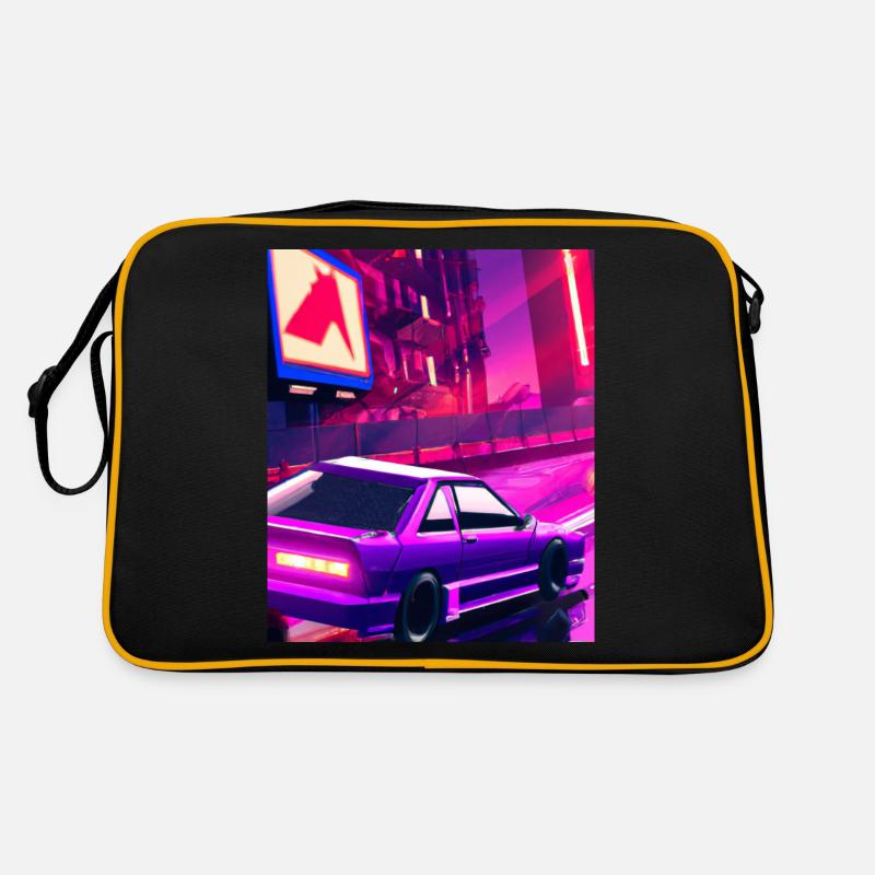 Vaporwave Esthétique Synthwave Car Sac Retro