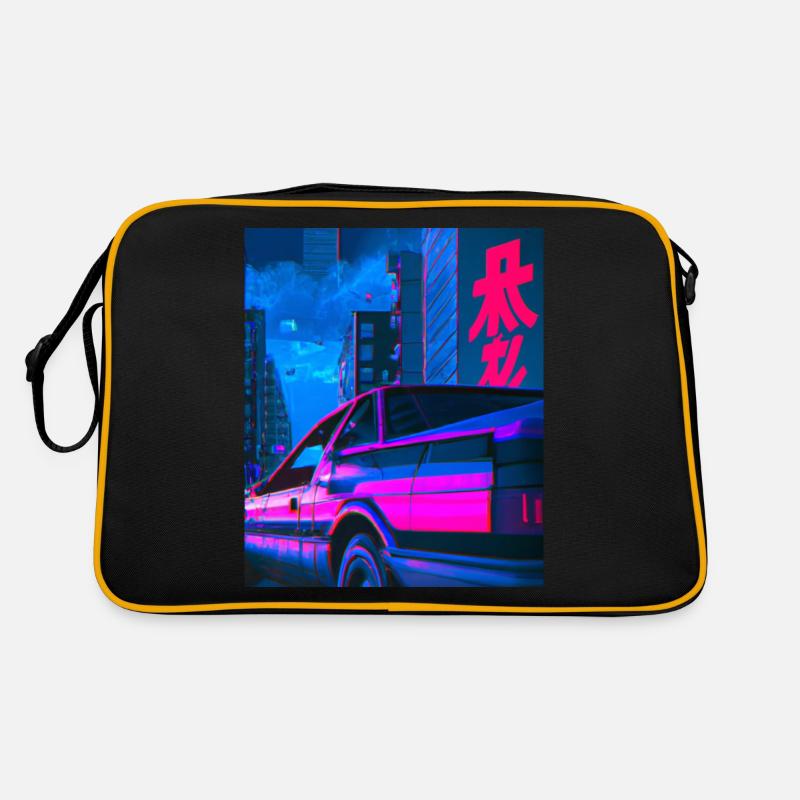 Vaporwave Esthétique Synthwave Car Sac Retro