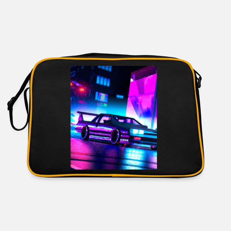 Vaporwave Aesthetic Synthwave Car Retro Tasche