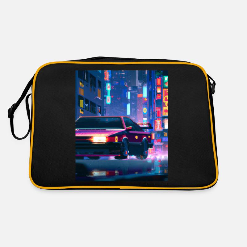 Vaporwave Aesthetic Synthwave Car Retro Tasche