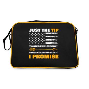 Just the tip I give to all archery fans - Retro Bag - black/gold - Back