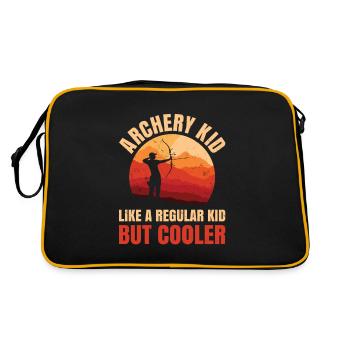 Archer child like a normal child, but - Retro Bag - black/gold - Back