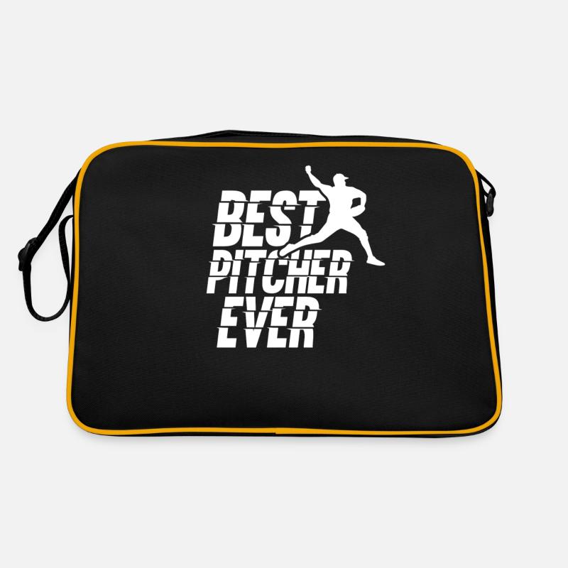 Bester Baseball Pitcher Aller Zeiten Hobby Werfer Retro Tasche