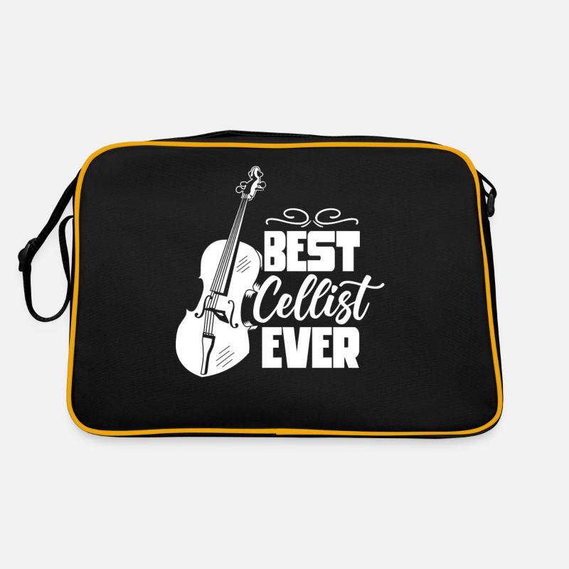 Bester Cellist Aller Zeiten Cello Cellos Musiker Retro Tasche