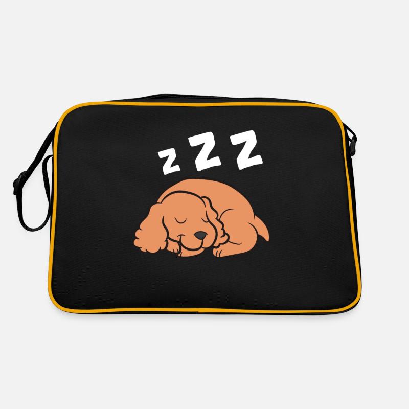 Cocker Spaniel Chien Dormant Pyjama Cocker Sac Retro