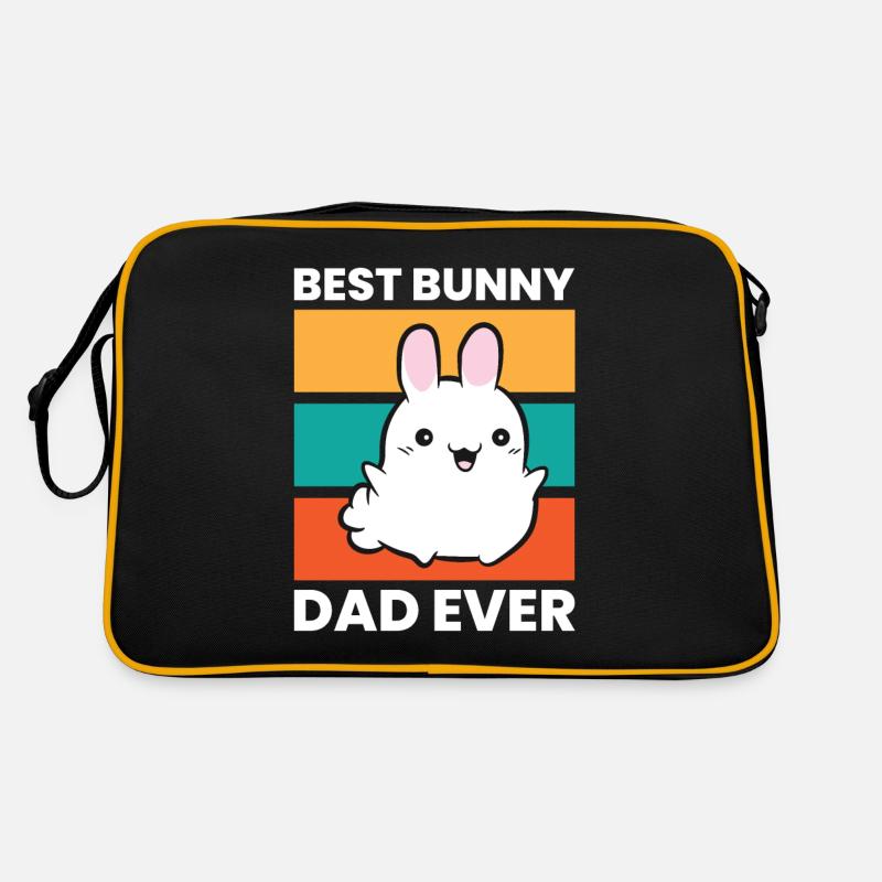 Meilleur papa jamais mignon Rabbit Papa Sac Retro