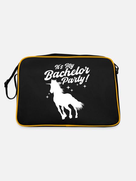 C’est My Bachelor Party - Sac Retro - noir/or - Dos