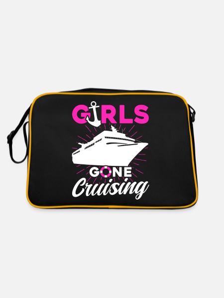 Girls Gone Cruising - Retro Bag - black/gold - Back