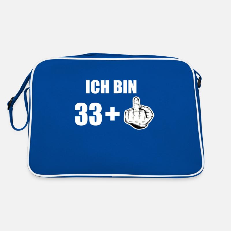 34 Geburtstag Retro Tasche