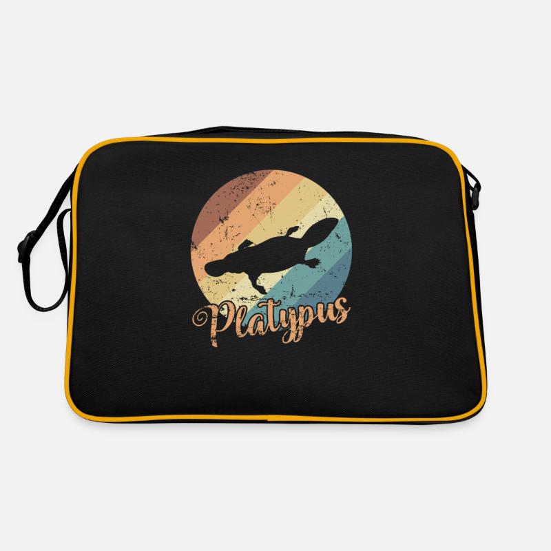 Platypus Schnabeltier Australien Outback Retro Tasche