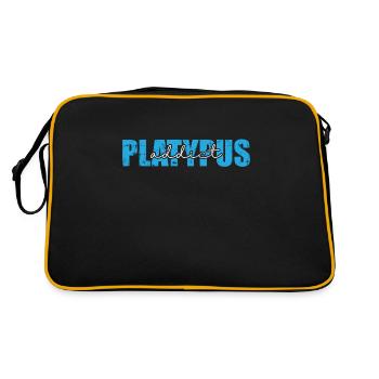 Platypus addict Australie Ornithorynque animal - Sac Retro - noir/or - Dos