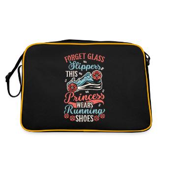 Oubliez les pantoufles de verre Coureur Running Girl - Sac Retro - noir/or - Dos