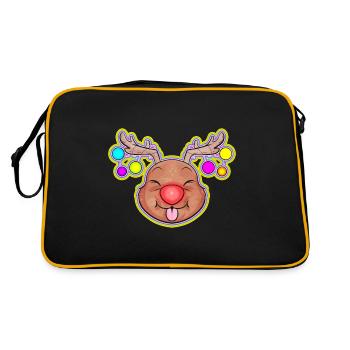 Rudolph la fée du renne s’éteint pour - Sac Retro - noir/or - Dos