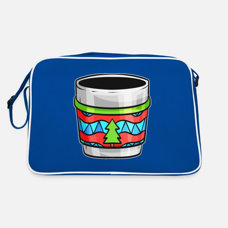 Bécher d’automne avec pull moche pour Noël Sac Retro