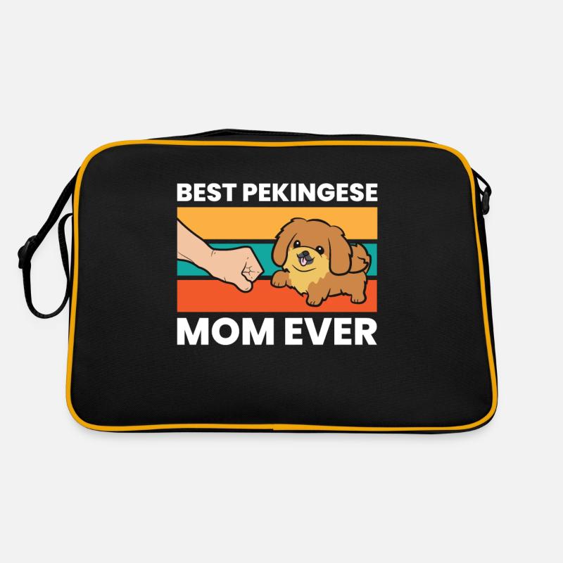 Best Pekingese Mom Ever Retro Tasche