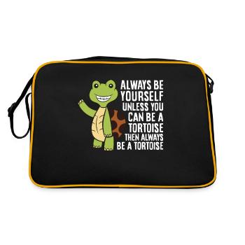 Soyez toujours vous-même, sauf si vous le pouvez - Sac Retro - noir/or - Dos