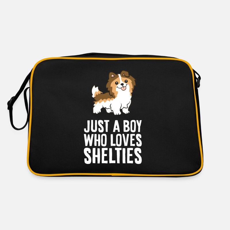 Juste un garçon qui aime les étagères Sac Retro