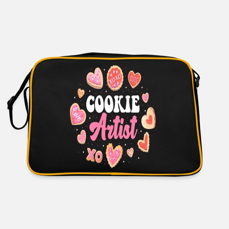 Cadeau de biscuit drôle d'artiste de biscuit Sac Retro