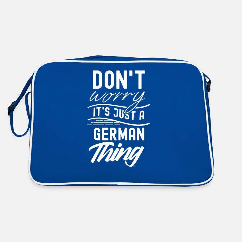 Keine Angst Ist Nur Eine Deutsche Sache Deutsch Retro Tasche
