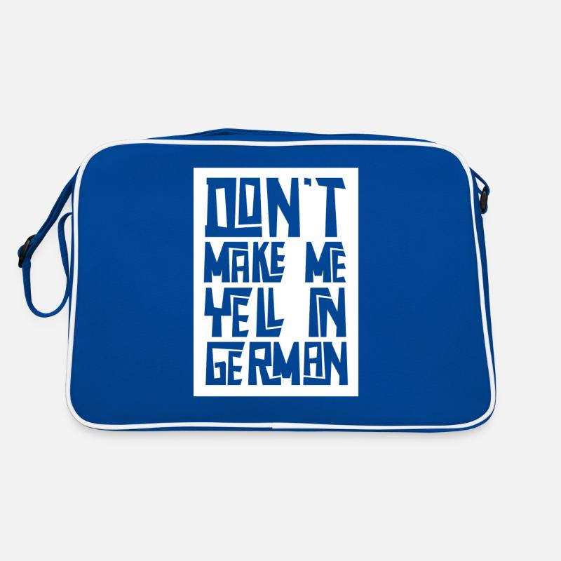 Ne me forcez pas à crier la voix allemande Sac Retro
