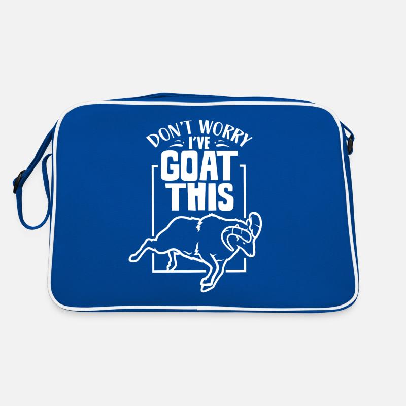 Mach Dir Keine Sorgen Ich Habe Das Im Griff Ziege Retro Tasche
