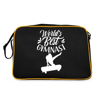 La meilleure gymnaste du monde Gymnaste Gymnastique - Sac Retro - noir/or - Dos