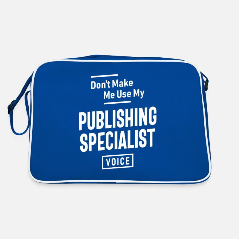 Verlagsfachmann Beruf Retro Tasche