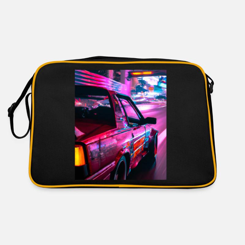 Vaporwave Aesthetic Synthwave Car Retro Tasche