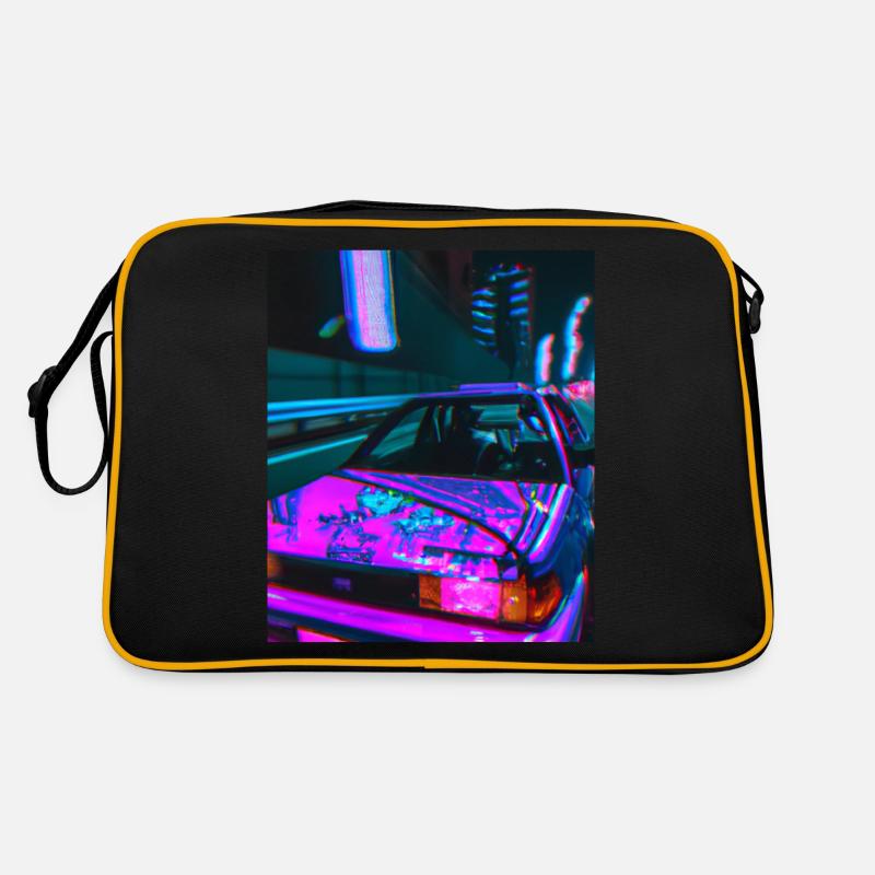 Vaporwave Aesthetic Synthwave Car Retro Tasche