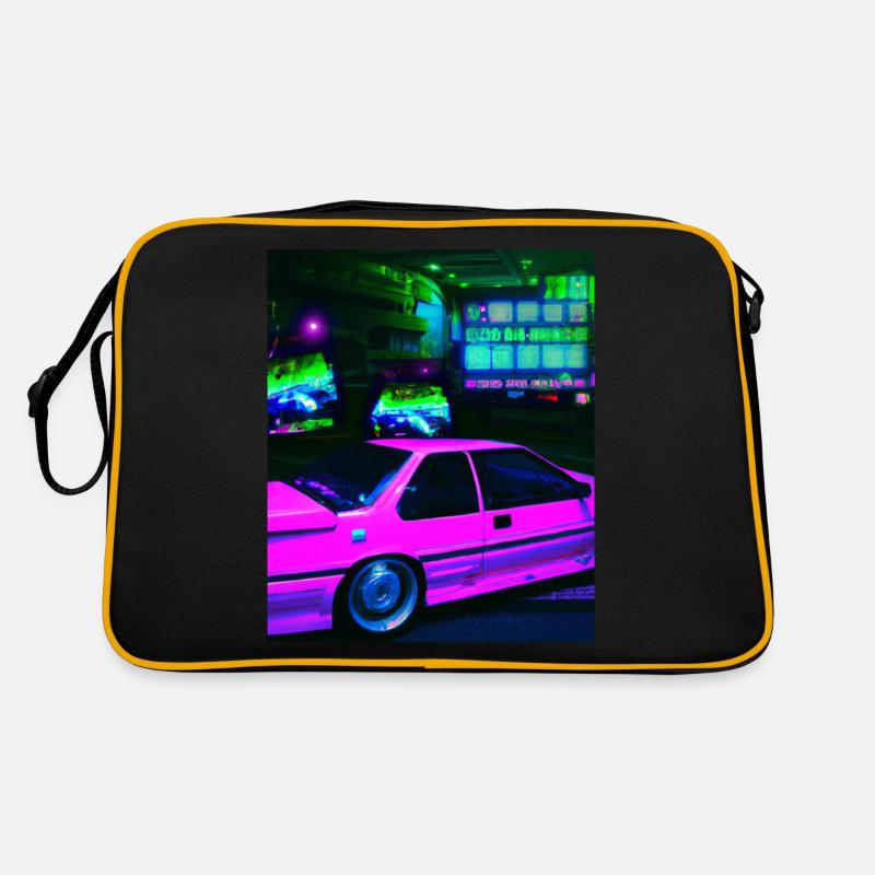 Vaporwave Esthétique Synthwave Car Sac Retro