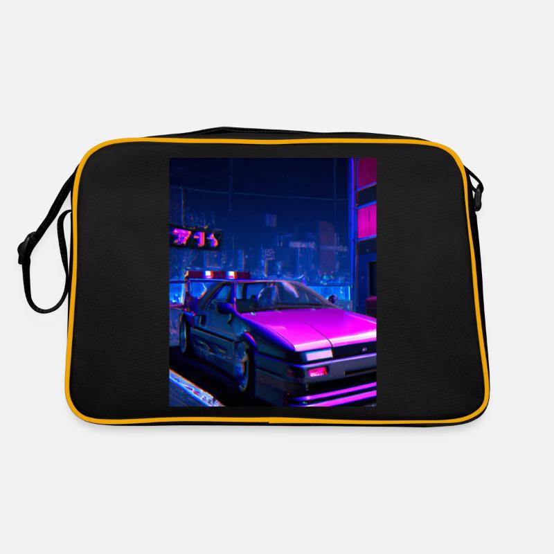 Vaporwave Aesthetic Synthwave Car Retro Tasche
