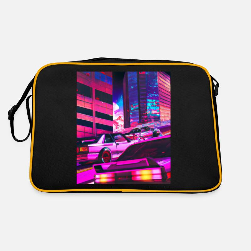 Vaporwave Esthétique Synthwave City Sac Retro