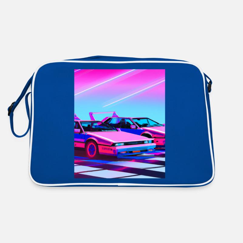 Vaporwave Aesthetic Synthwave Car Retro Bag