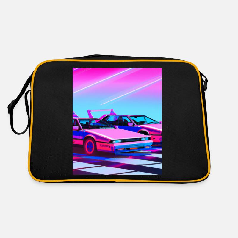 Vaporwave Aesthetic Synthwave Car Retro Tasche