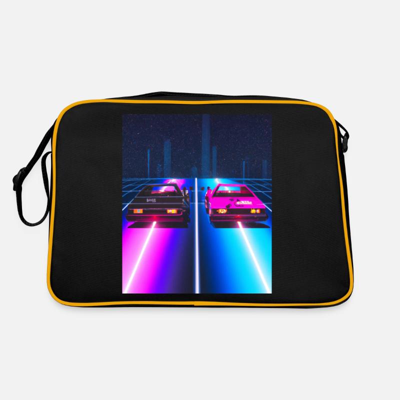 Vaporwave Aesthetic Synthwave Car Retro Tasche