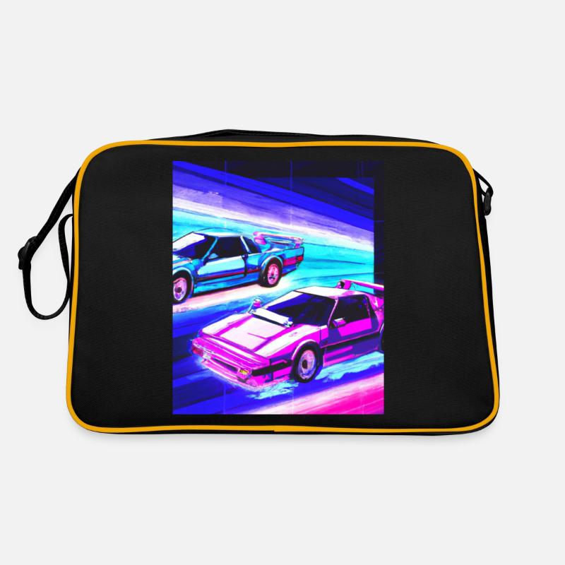 Vaporwave Aesthetic Synthwave Car Retro Tasche