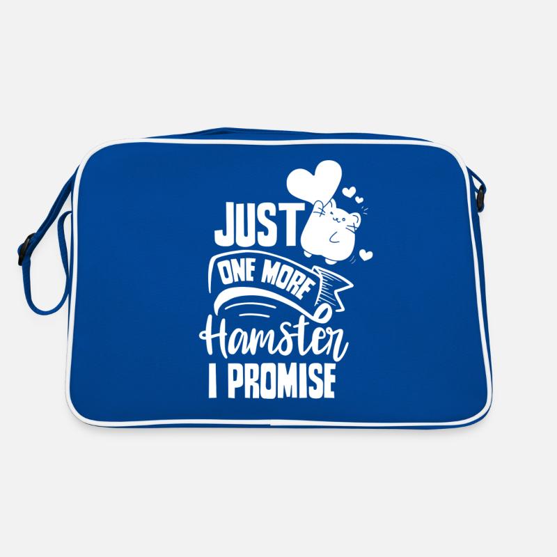Nur Noch Ein Hamster Versprochen Besitzer Haustier Retro Tasche