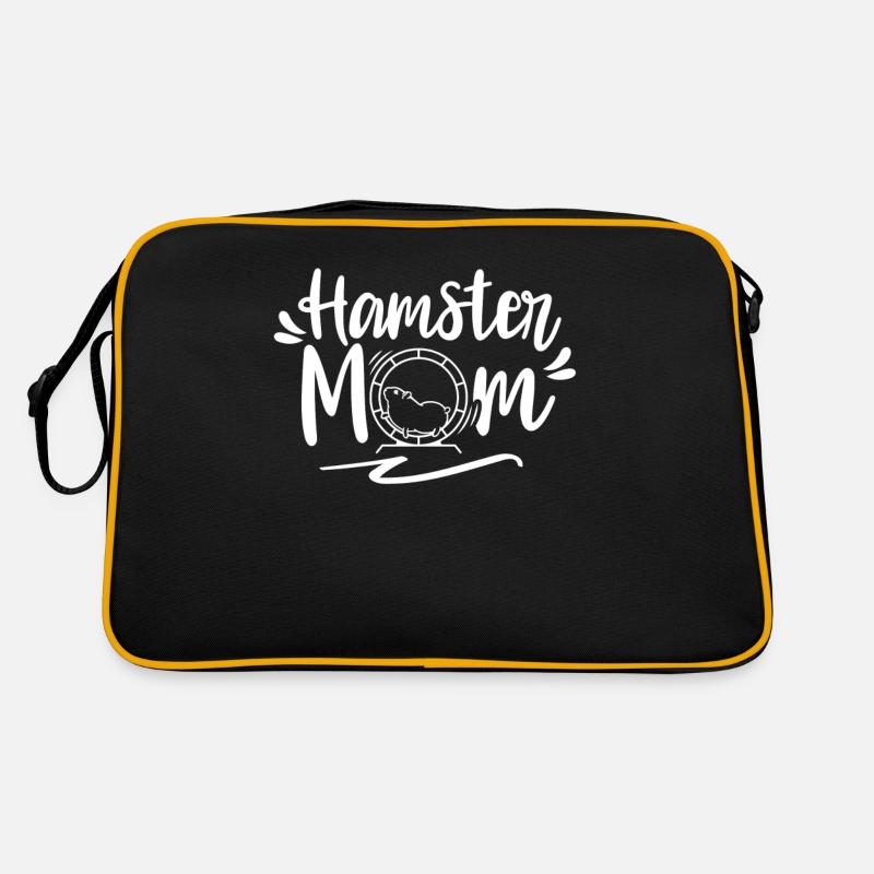 Hamster Maman Mignon Hamster Propriétaire Pet Sac Retro