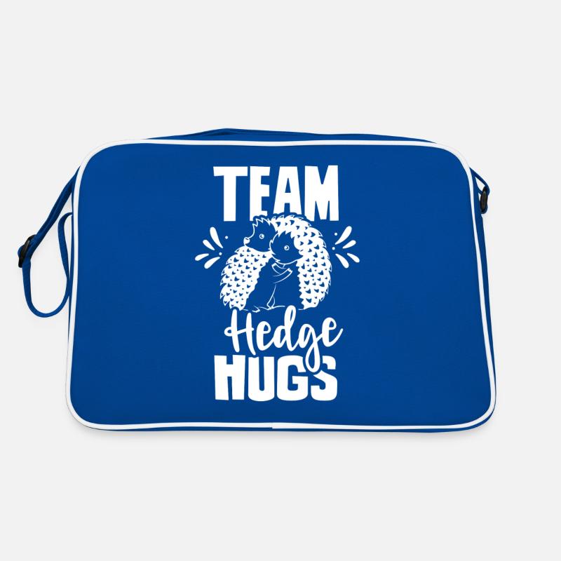 Team Igel Süß Sprüche Haustier Retro Tasche