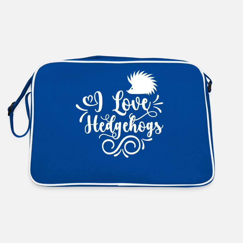 J’adore les dictons mignons d’animaux de compagnie hérisson Sac Retro