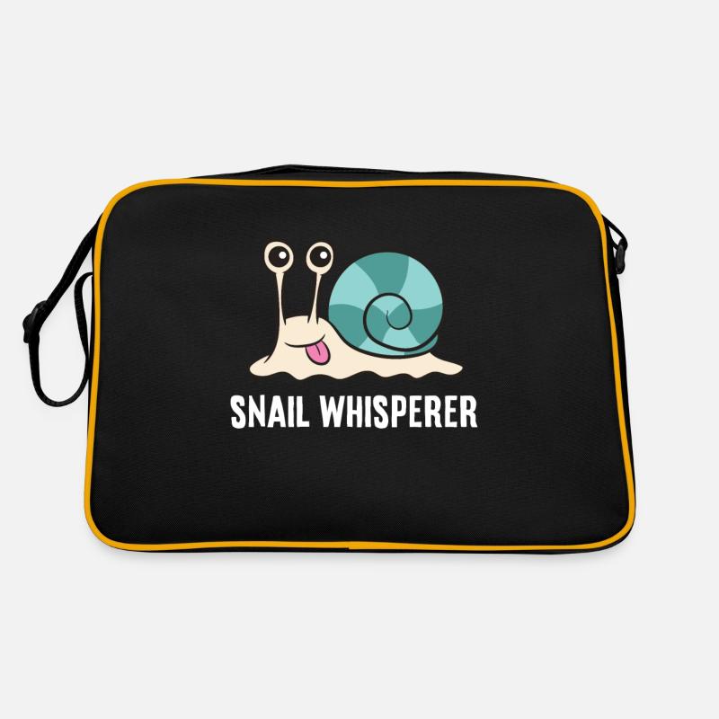 Escargot Whisperer Love Snails Sac Retro